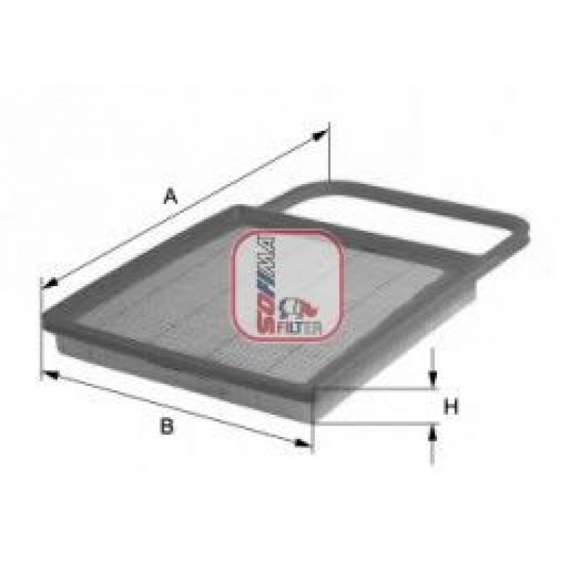 S 3589 A SOFIMA Фільтр повітря